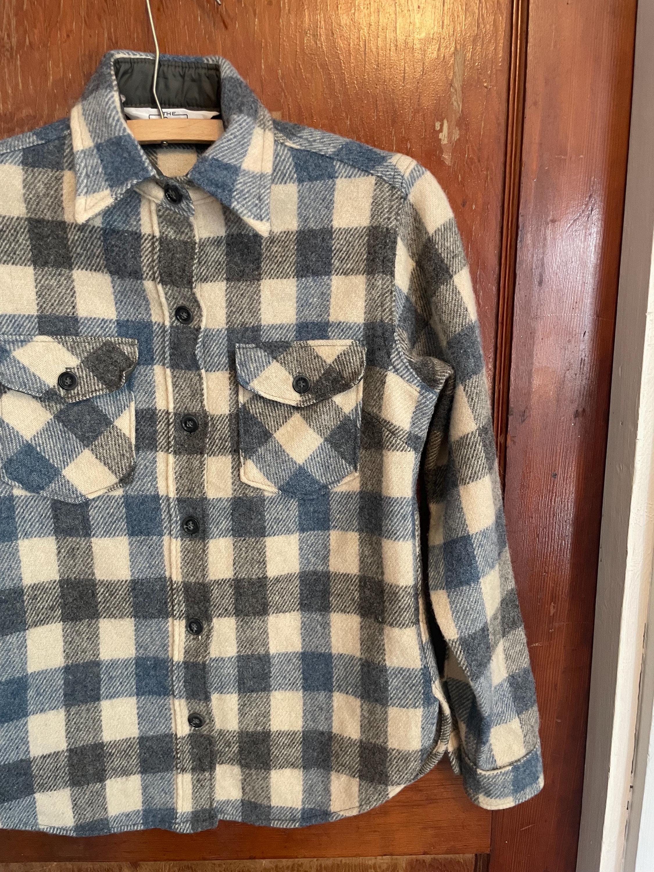 70s Wool Shirt - Etsy