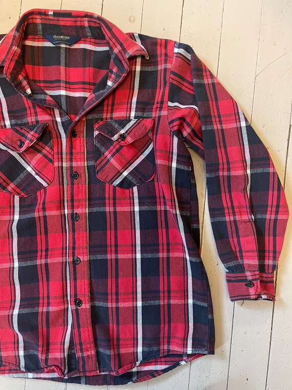 Vintage flannel shirt 80s Oshkosh