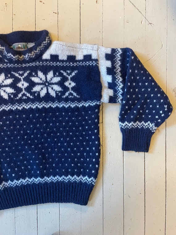 Vintage 90s EMS wool sweater Small