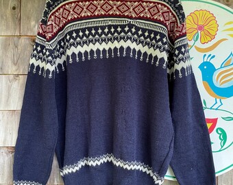 Vintage 70s L.L. Bean Scandinavian sweater pullover wool XL PLEASE READ