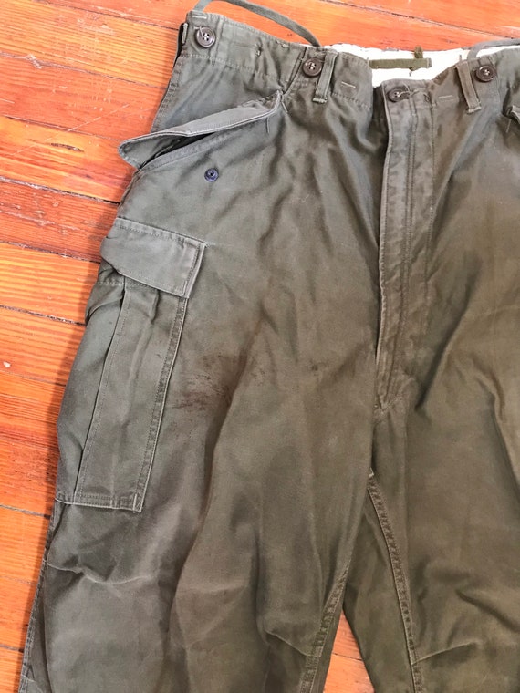 Vintage Army Pants fatigues Field trousers army i