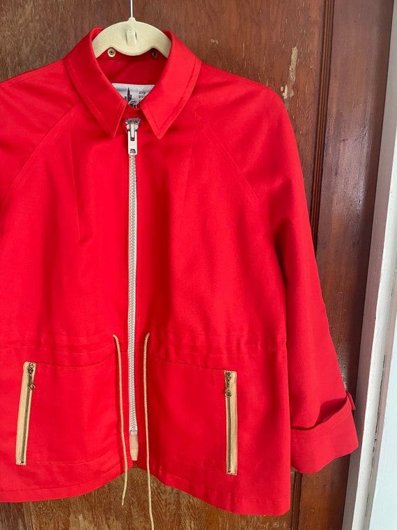 Vintage 60s jacket Macintosh tomato red by Misty H