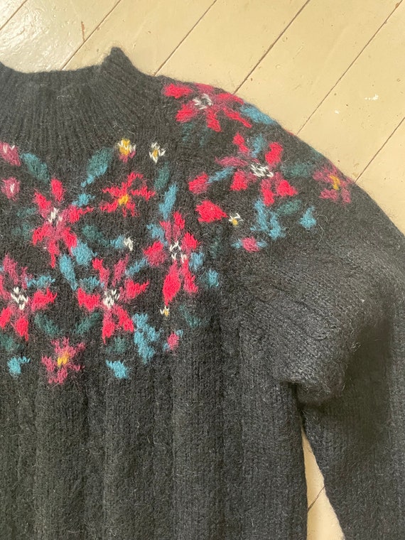 Vintage LL Bean mohair sweater holiday sweater - image 4