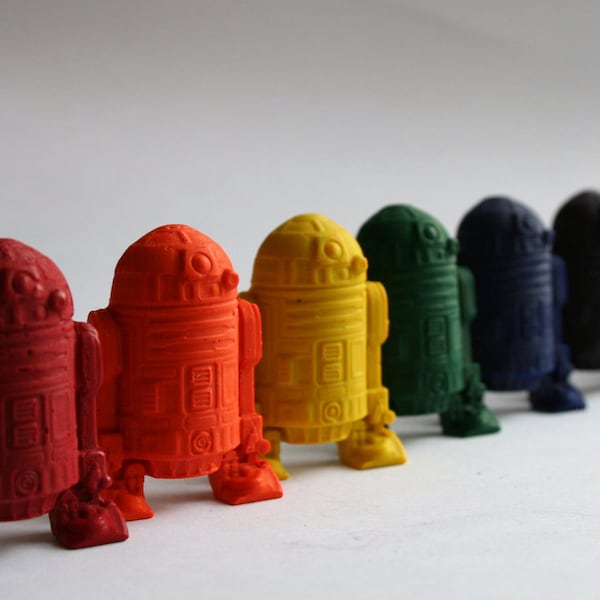 Star Wars R2-D2 Mini Crayons - Set of 8