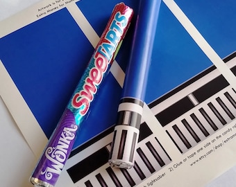 Star Wars Blue Lightsaber Candy - Printable Artwork
