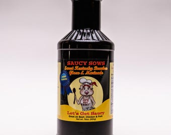 Sweet Kentucky Bourbon Glaze & Marinade 16oz Bottle