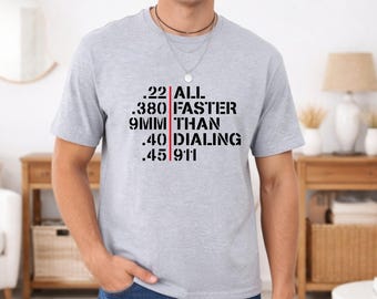 Alles schneller als das Wählen von 911 PNG Digital Download Design