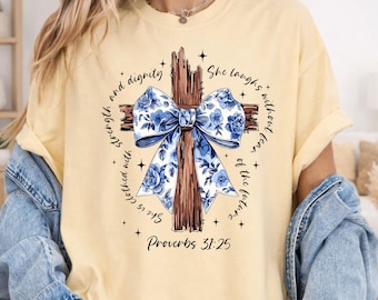 Proverbs 31:25 She is Clothed with Strength Digital download PNG Download