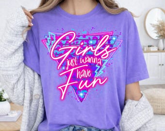 Mädchen wollen einfach nur Spaß haben Neon PNG Digital Download Design