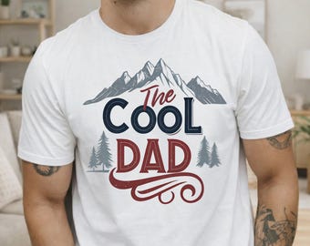 The Cooler Dad Lustiger Digitaler Download PNG Design Väter