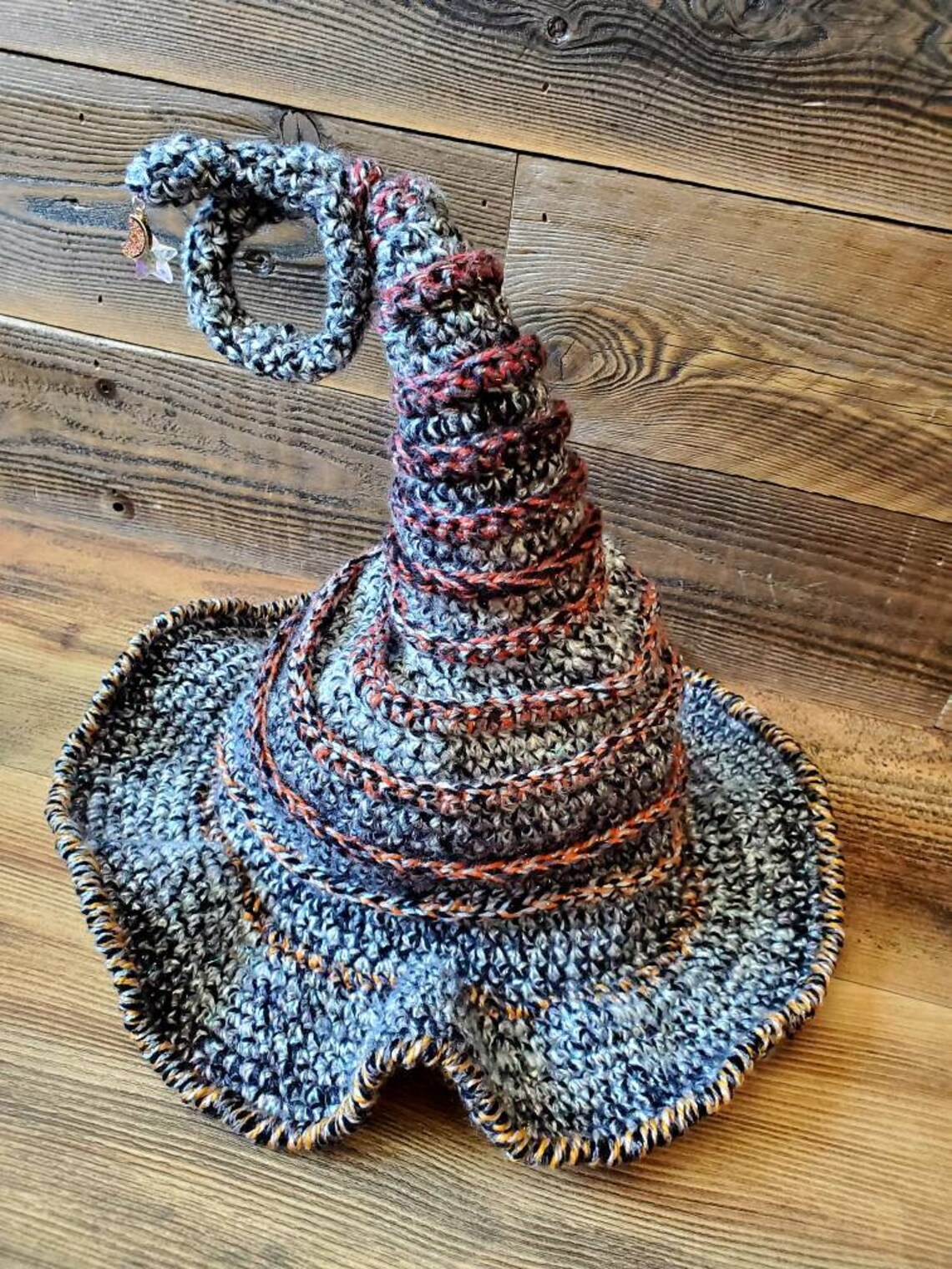 Crochet Twisted Witch Hat. Witch Costume Hat. Cosplay Hat. Etsy