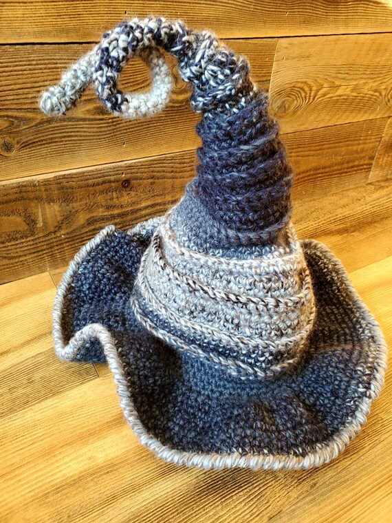 Crochet Twisted Witch Hat Witch Costume 