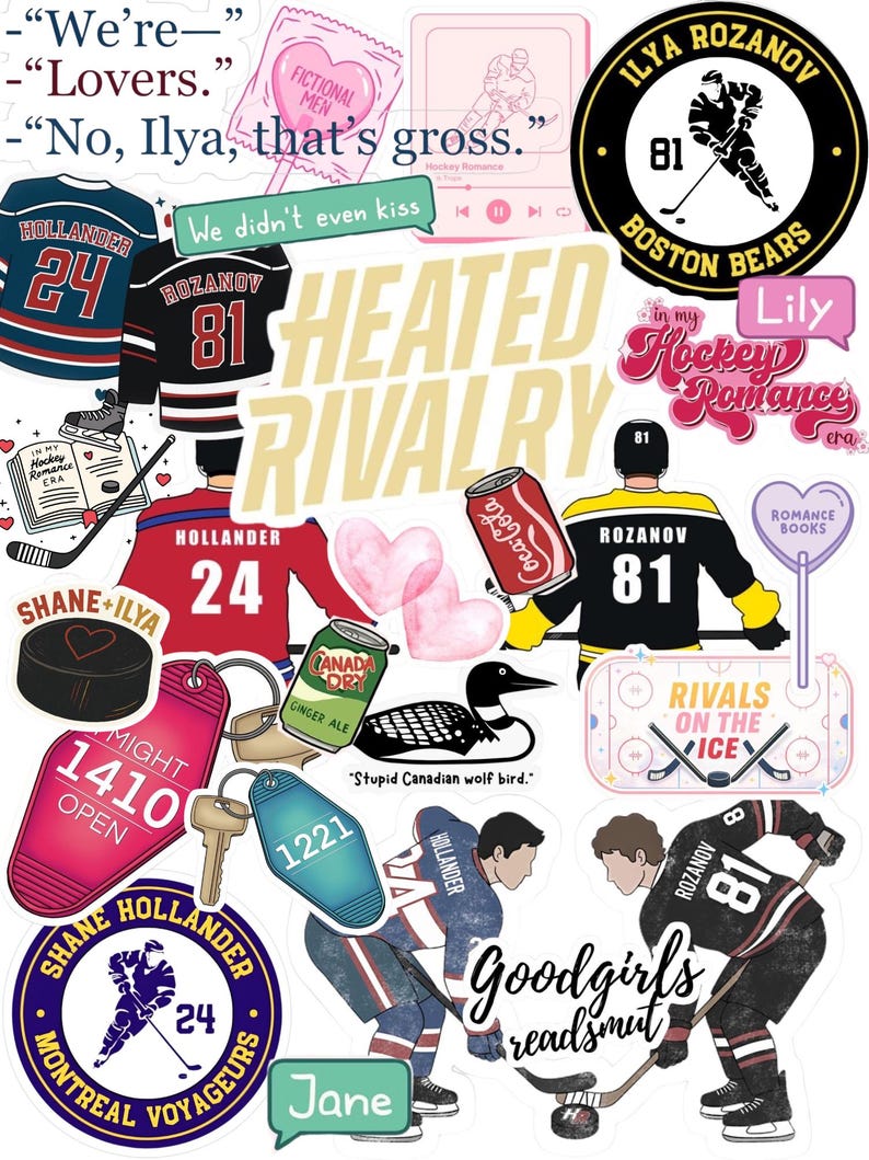 Heated Rivalry: Hockey Romance - Etsy
