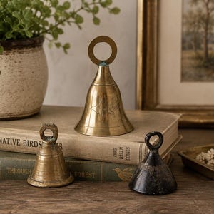 Hand Bells Vintage Set - Etsy
