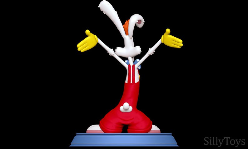 Roger Rabbit 3D Figure,action Figure,gift Figurine.collectible Statue ...