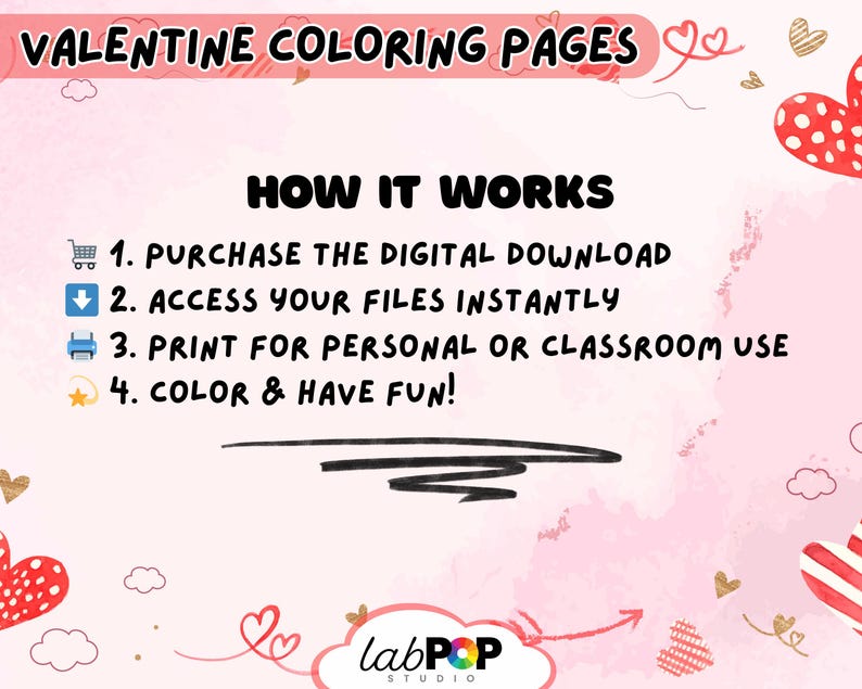 Valentine's Day Coloring Pages - Printable Valentines for Kids ...