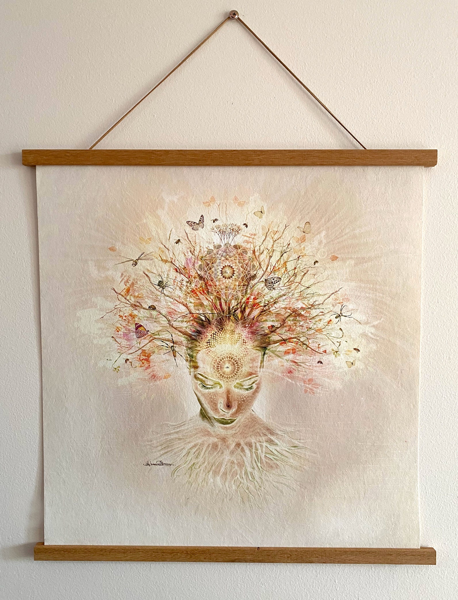 Fine Art Print -twinflame - Soul Mates Yin Yang Divine Union