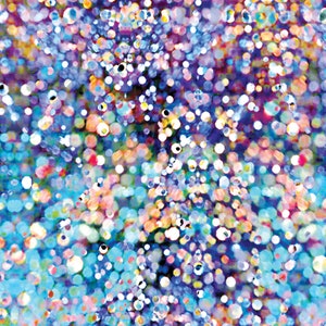 Canvas Art Print 27x27cm Modern Abstract Organic Spotty Digital Art Print image 2