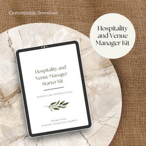 Venue Management Kit | Hospitality Templates for Events (PDF Download)