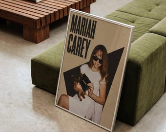 Vintage poster Mariah Carey - Chanel Fashion Show | Mariah Carey Papparazi-poster jaren 90/00