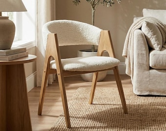 Silla de madera moderna: la comodidad se une al estilo.
