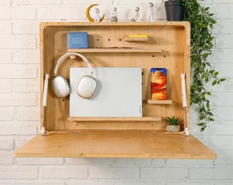 Murphy desk / Wall mounted folding table / Transformer table