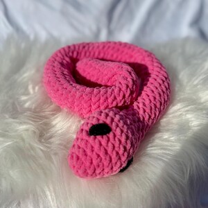 Amigurumi serpent au crochet coloré - Peluche faite main, mignonne, câline, cadeau unique pour les enfants et les collectionneurs image 6