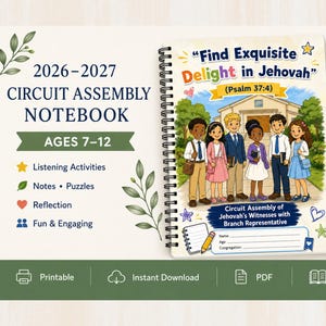 2026-2027 Circuit Assembly Notebook for Kids Ages 7-12 | Printable Instant PDF Download