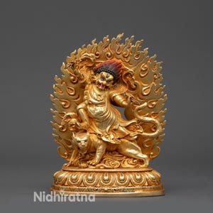 Guru Dorje Drollo Tibetan Statue – Protector for Meditation & Altar