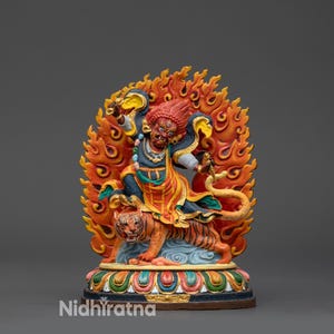 Wrathful Guru Dorje Drollo Statue – Tibetan Buddhist Art