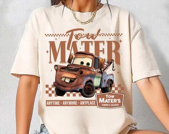 Retro Tow Mater Radiator Springs Png, Tow Mater Png, Retro Mater Png, Mater Png, Mater Shirt, Cars Png, Digital File, Only Png