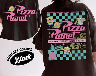 Retro Pizza Hot To Go Alien Toy Story PNG, Aliens Pizza Planet Digital Download, Disneyland Magic Kingdom Trip Vacation Printable Design