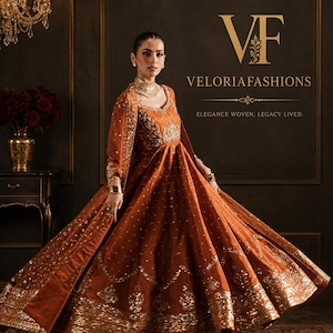 burnt orange indian dress Buy Burnt Orange Buti Embroidered Lehenga Set by Designer PAULMI & HARSH Lehengas Orange Silk Festive Online at Ogaan.com