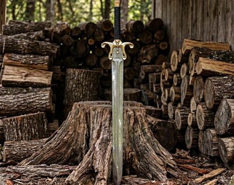 Handmade He-Man Power Sword Replica | Stainless Steel Fantasy Display Sword with Sheath
