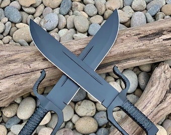 Handmade 1095 steel Butterfly Sword Pair – Wing Chun Display Set
