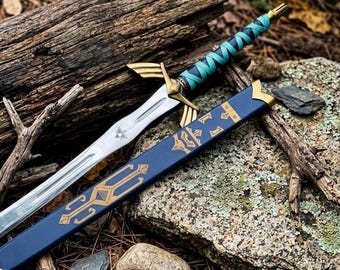 Handmade Fantasy Sword Replica with Decorative Scabbard, Medieval Style Collectible, Cosplay Prop, Display Sword, Artisan Crafted Gift