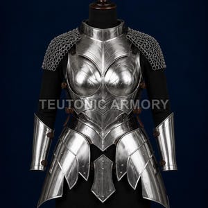 Women's Medieval Steel Armor Breastplate | Handmade Knight Costume, LARP Cuirass