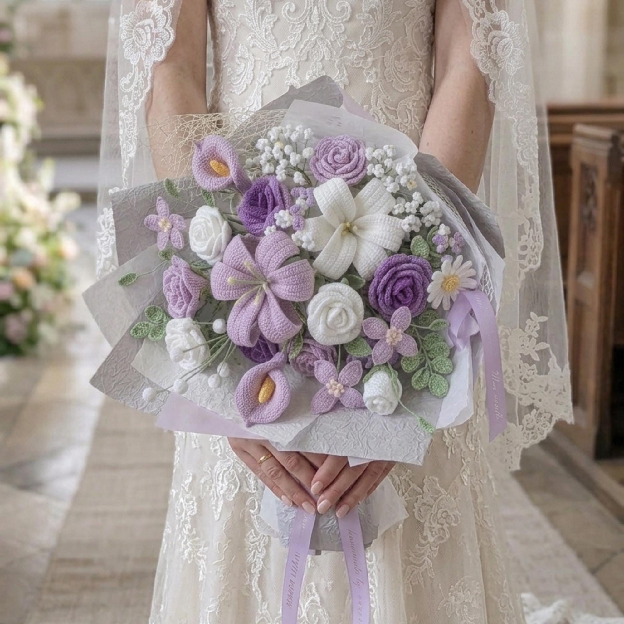 37 Lavender Crochet Patterns: Unleash Your Creativity with These Beautiful Designs 29 Crochet Flower Bouquet
