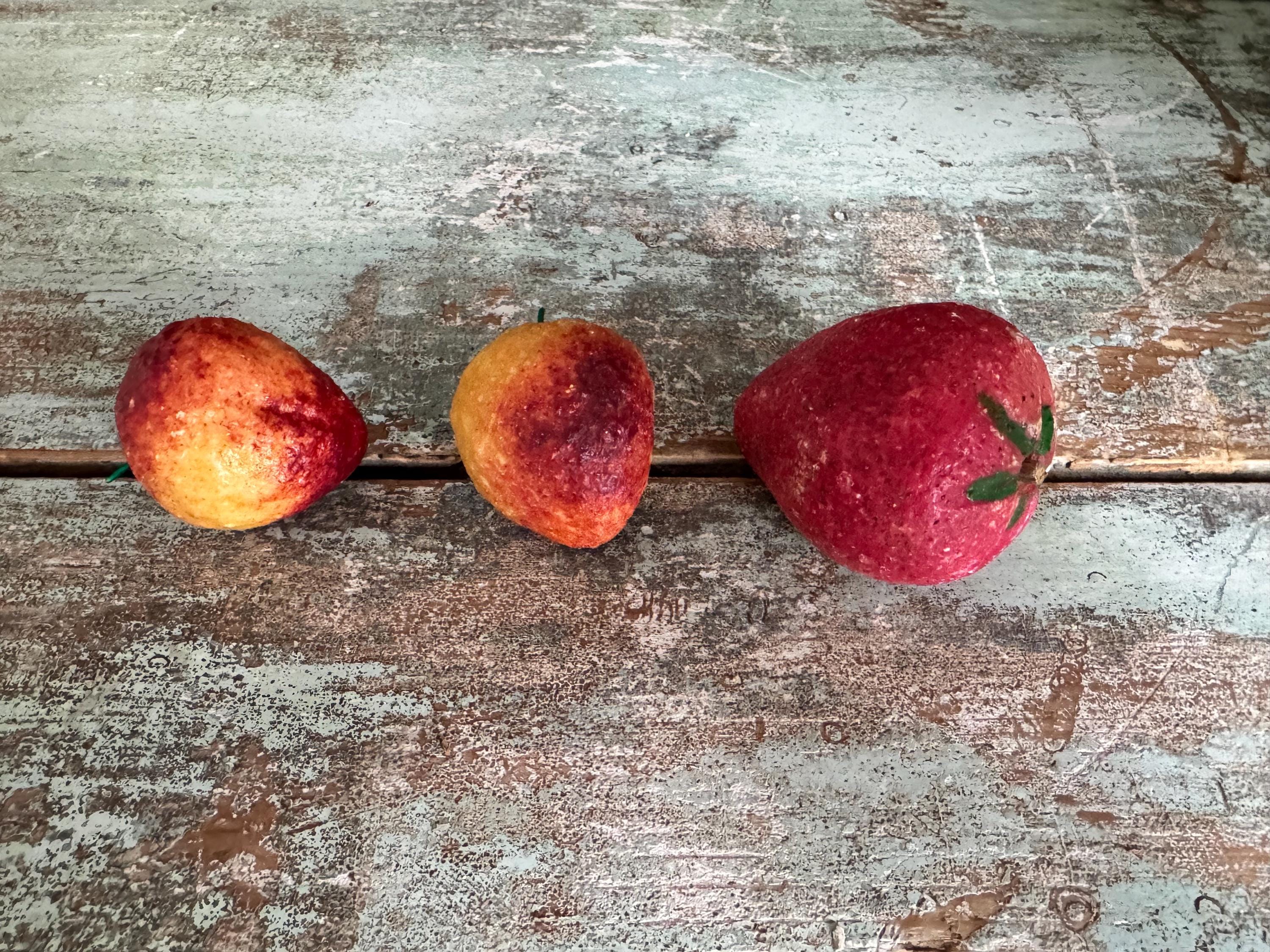 Vintage Fruit Alabaster - Italian Marble Fruit - Etsy