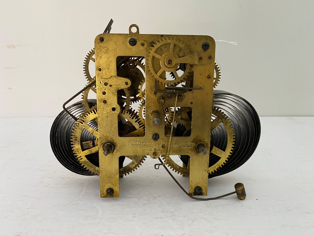 Antique Clock Mechanism Etsy