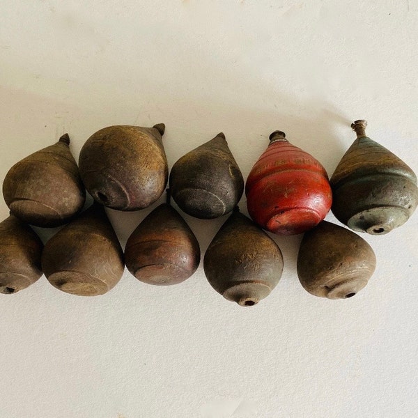 Vintage Wooden Spinning Top