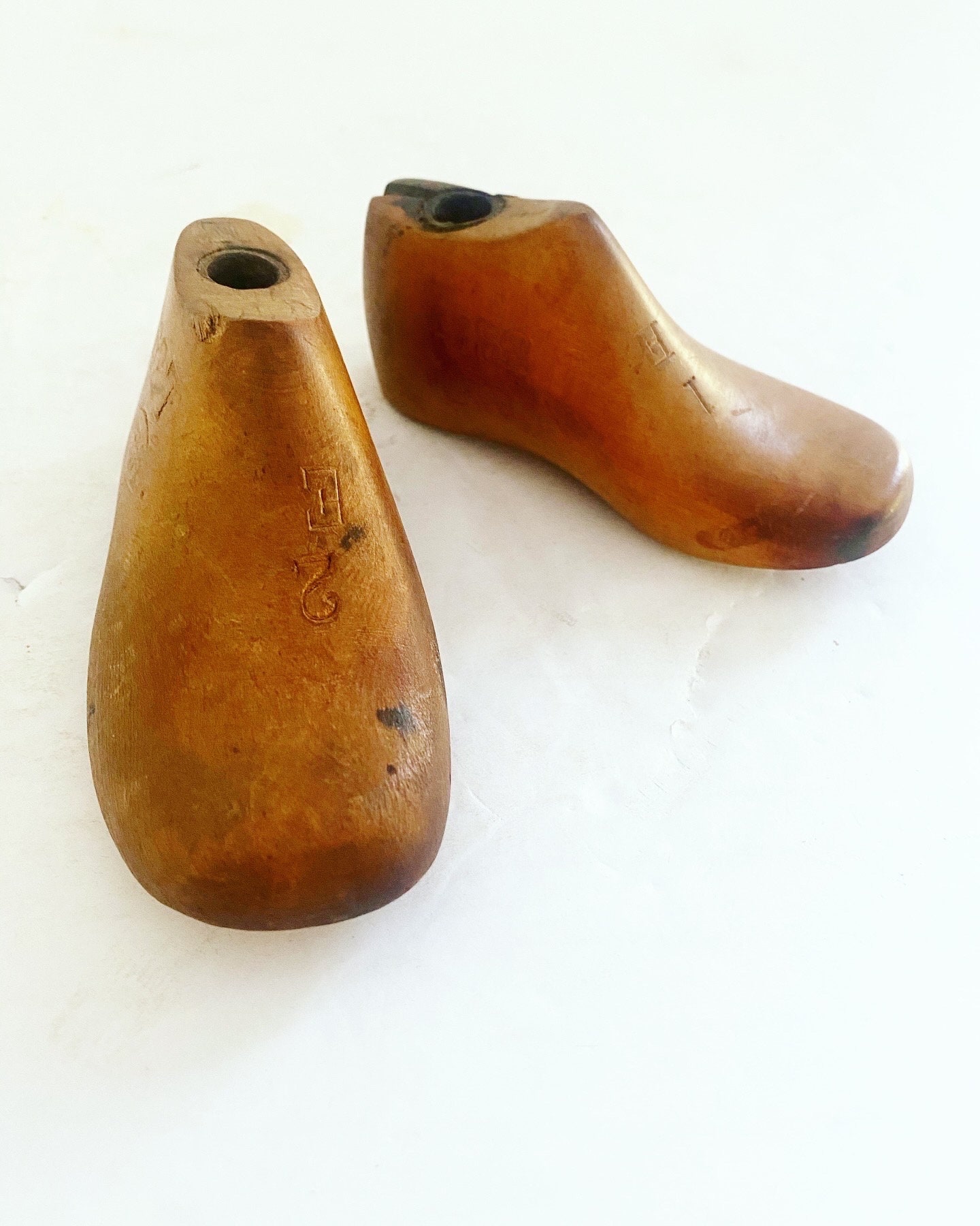 Single baby / toddler wooden shoe form boot / Each shoe