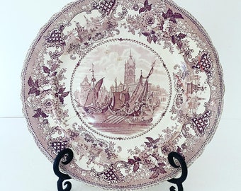 Vintage Lavender color Plate / platter