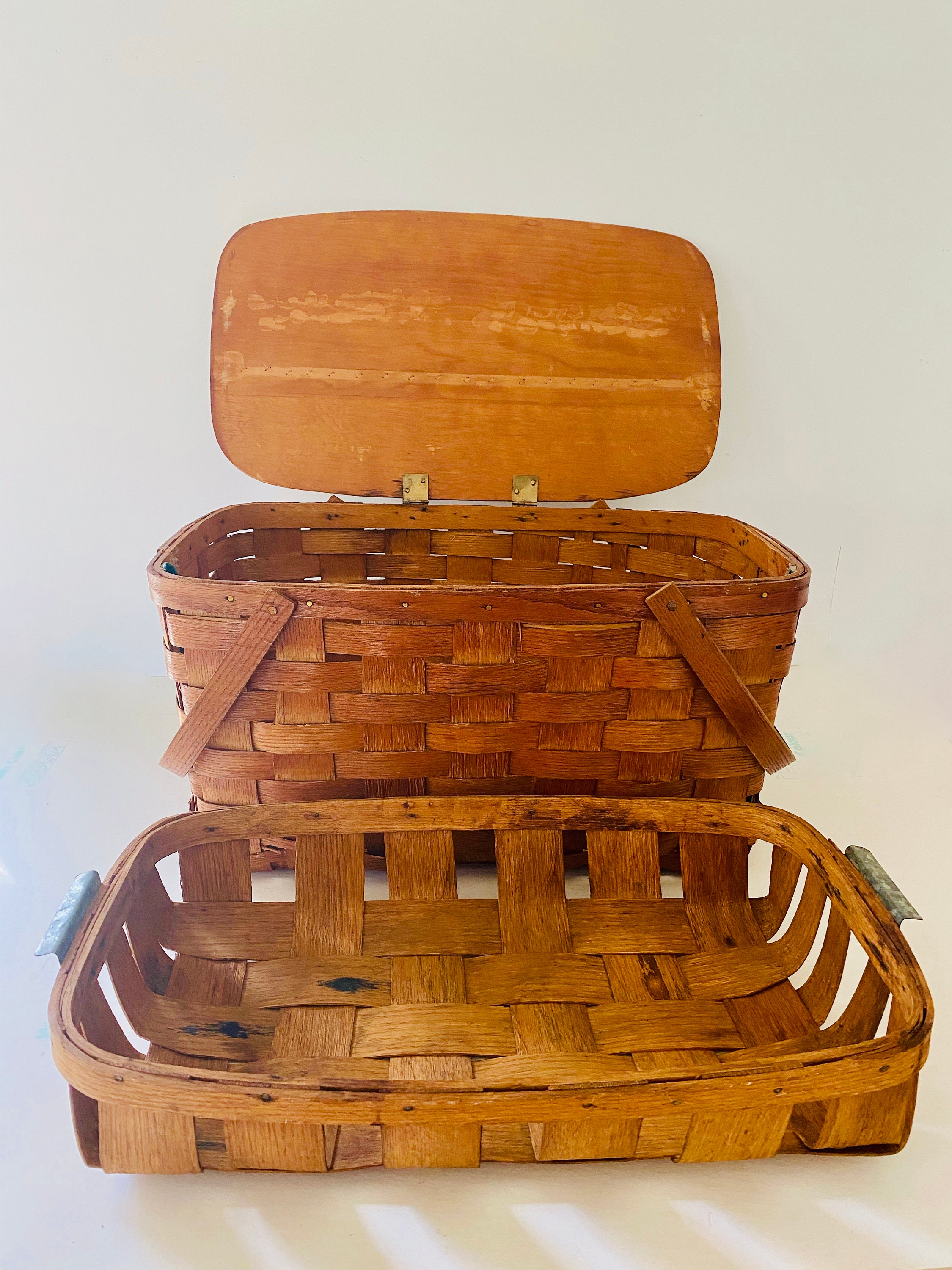 Vintage Picnic Basket Etsy