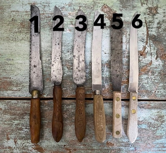 アンティーク ブレッドボード ナイフ セット イギリス ブレッドボード
