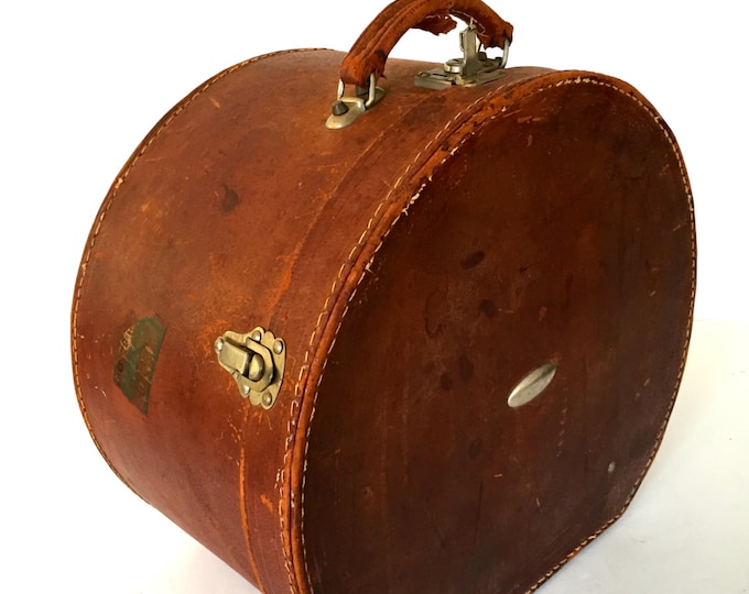Vintage Suitcase Hat Suitcase/box Etsy