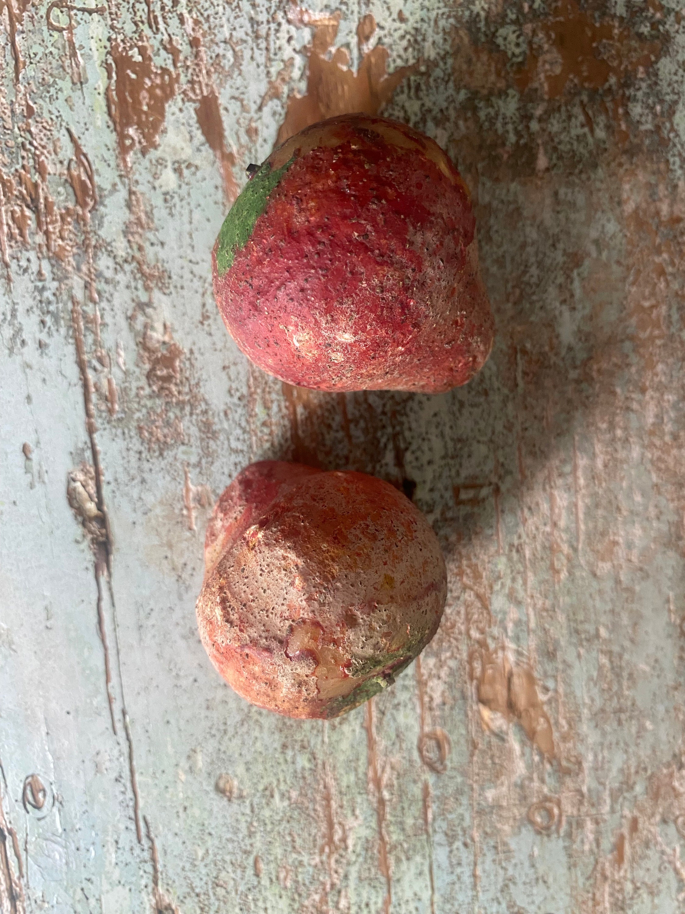 Lot De 18 Fruits Vintage En Albâtre Italien – Années 50/60 – Déco MCM – Occasion