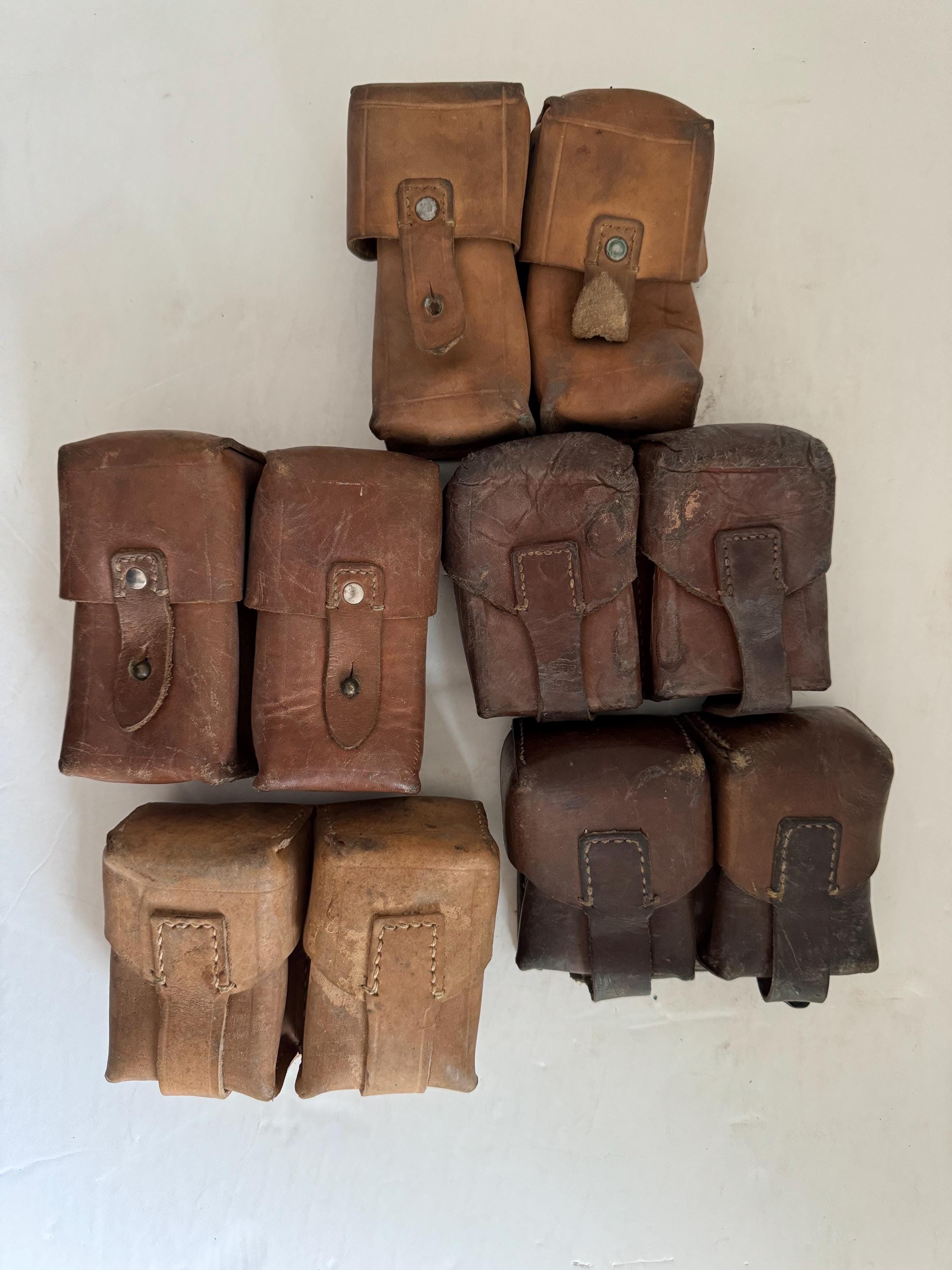 ZB Leather Belt Double Magazine Pouch – International