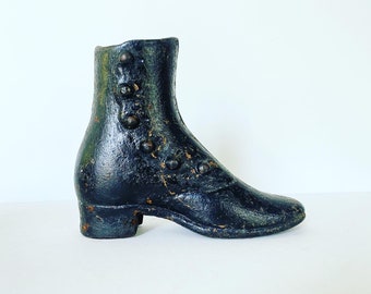 Vintage Cast iron boot form Advertisement /