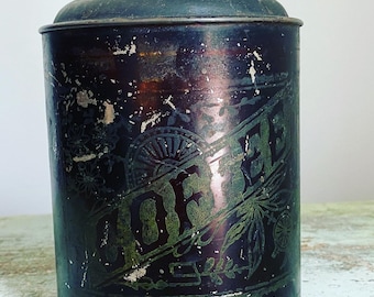 Vintage coffee tin